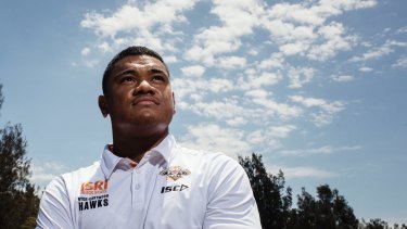 Record breaker: Wests Tigers young gun Mosese Suli.