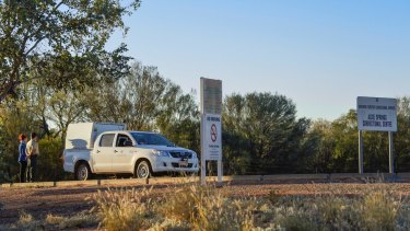 Alice Springs prison officers have blocked the road leading to the correctional centre.