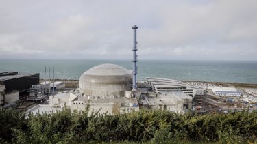 An image from November 2016 of the plant, operated by Electricite de France SA (EDF), on the English Channel shoreline in Flamanville, France.
