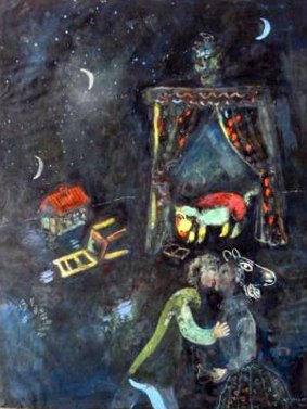 Motivation: <em>Allegorical Scene</em> by Marc Chagall is one of the paintings that would be returned.