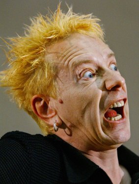 John Lydon, AKA Johnny Rotten of the Sex Pistols.