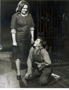 Val Lehman as Bea Smith and Carol Burns as Frankie Doyle in Prisoner.
