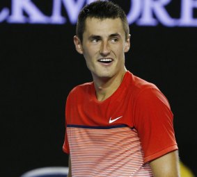 Australia's Bernard Tomic has taken at Roger Federer.