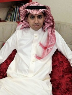 Gruesome punishment: Raif Badawi at home in Saudi Arabia in 2012.
