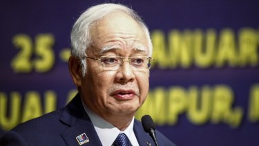 "If I had wanted to rob, I would have robbed the forest here long ago," Malaysian Prime Minister Najib Razak said.