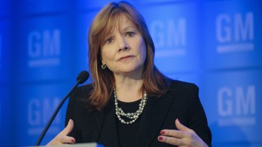 General Motors CEO Mary Barra says her father encouraged her interest in cars and science and her decision to work at GM.