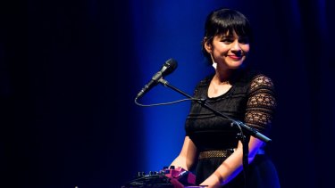 Norah Jones performing at Sydney's State Theatre in 2013. "The goal is always to get out of my own head," she says.