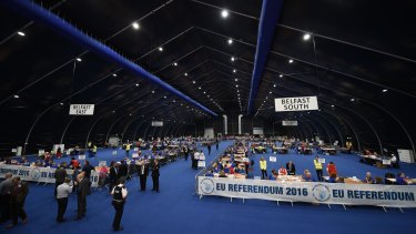 The Northern Ireland count was for Remain, in sharp contrast to the nationwide result.