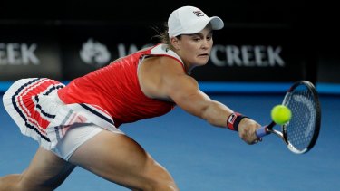 Ashleigh Barty was pushed to three sets by Aryna Sabalenka. 