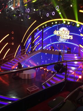 The studio taping session for <i>Dancing With The Stars</i> lasted about five hours.
