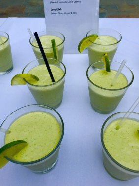 Avocado smoothies.