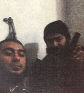Caner Temel and Mohammad Ali Baryalei in an image sent during a Skype call with Hamdi Alqudsi.