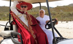'An odious, if uncomfortably attractive, anti-hero': Jude Law in <i>The Young Pope</i>.