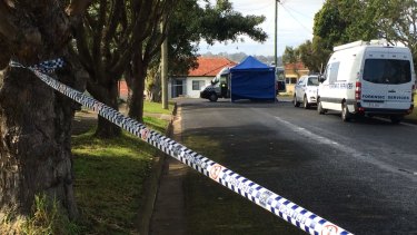 The street in the Newcastle suburb of Wallsend where a six-week-old baby girl was found dead.
