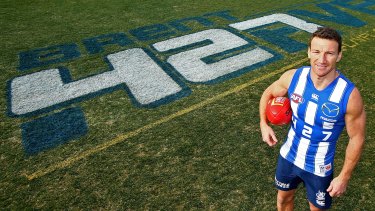 brent harvey afl game closes handy genes hard season work 427th weekend play his