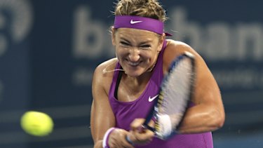 Brisbane International 2016 Women S Final Victoria Azarenka Powers Past Angelique Kerber