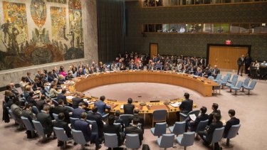 UN Security Council meeting on the situation in North Korea on Friday.
