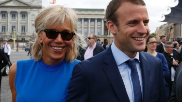 After Years Of Hiding Their Relationship Brigitte And Emmanuel Macron Enter The Political Stage Together