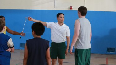 Louis finds his inner basketball coach in <i>Fresh Off The Boat</i>.