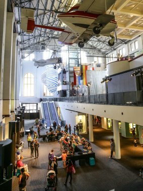 Inside the Powerhouse Museum in Ultimo.