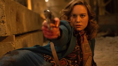 Armed and dangerous: Brie Larson as Justine in <i>Free Fire.</i> 