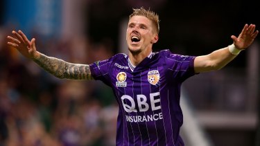 Prodigal son: Prolific striker Andy Keogh is set to return to Perth Glory.