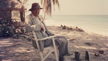 T.S. Eliot in the Bahamas in 1957. Even in his later years, he recalled with pained awkwardness a crucial meeting decades earlier with Emily Hale.