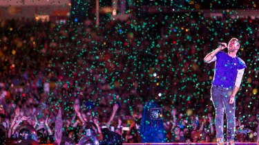 Coldplay playing at Suncorp Stadium in December.
