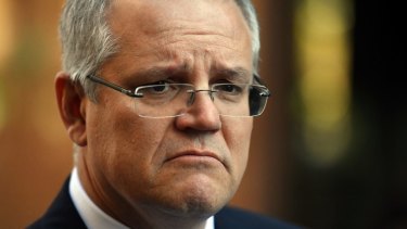 Scrutiny: Treasurer Scott Morrison said the government was prepared to 'consider all options' in relation to the CBA affair.