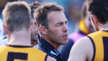 photo Alastair Clarkson Port Adelaide hawthorn coach alastair clarkson admits