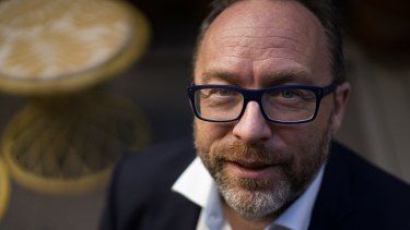Jimmy Wales, co-founder of Wikipedia.