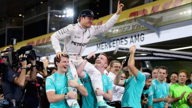 Breakthrough: Rosberg has come second the past two years in the F1 championship.
