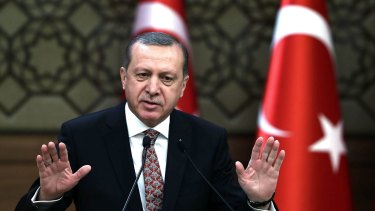 Turkish President Recep Erdogan in Ankara last month. 