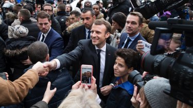 The new confidence seems to stem from one man: President Emmanuel Macron.