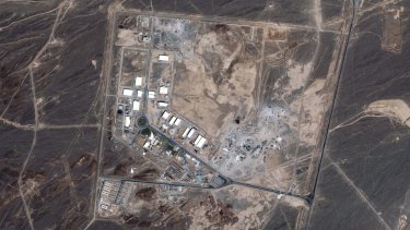 The Mujahideen-e-Khalq say they were instrumental in uncovering a covert Iranian nuclear program at the Natanz site, pictured.
