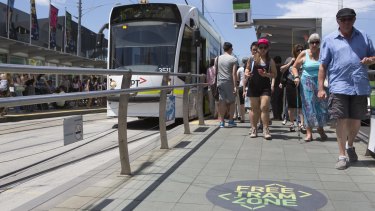 Access for all: Melbourne's free tram zone.