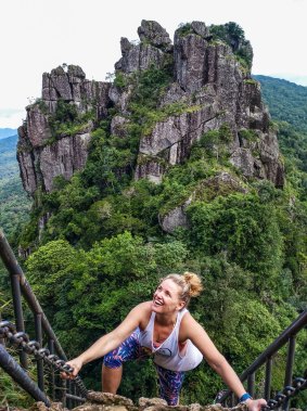 The climb to Seven Fairy Mountain is steep, with lots of surprises and a spectacular view.