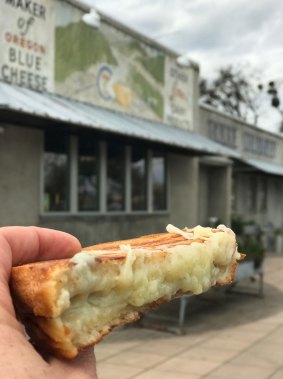 A decadent cheese toastie from Rogue Creamery.