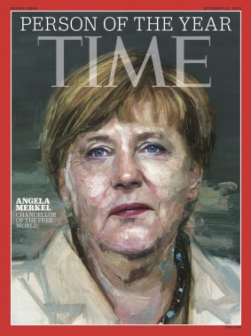 German Chancellor Angela Merkel is featured as Time's Person of the Year.