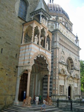 The Cappella Colleoni in Bergamo.