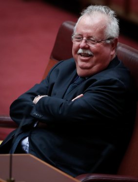 Senator Barry O'Sullivan during question time on Tuesday.