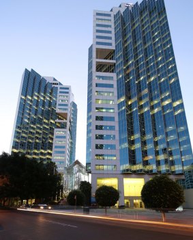The Zenith Centre, 821 Pacific Highway, Chatswood, where Shearwater Solutions has leased a suite.
