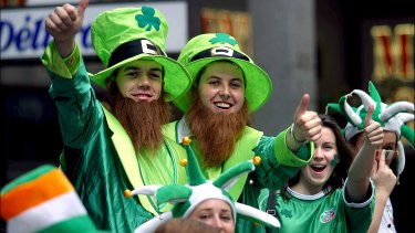 Hundreds of people have watched and taken part in the St Patricks Day march through Sydney in previous years. The parade will not take place this year.