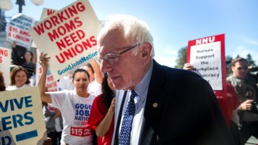 Bernie Sanders captured the votes of Democrats who feel disenfranchised with his appeal for a new contract between people and their government.