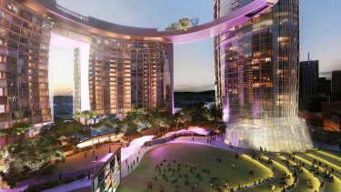 Design for Queen's Wharf integrated resort and casino.