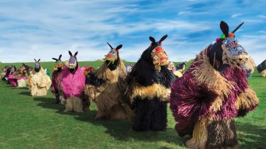American artist Nick Cave's <i>Heard</i> features 60 performers parading in horse suits around the city. 