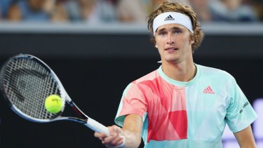 Rising star: Germany's Alexander Zverev is the world's highest-ranked teenager at world No.24.