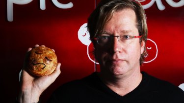 Pie meets face: Former Wall Street banker Wayne Homschek, one of the Pie Face founders.