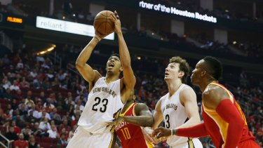 New Orleans Pelicans star Anthony Davis all work, and oh how he can play