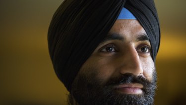US Army Captain Simratpal Singh says his two worlds have finally come back together.